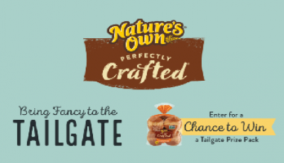 Chance to win a Tailgate Prize Pack with NATURE’S OWN