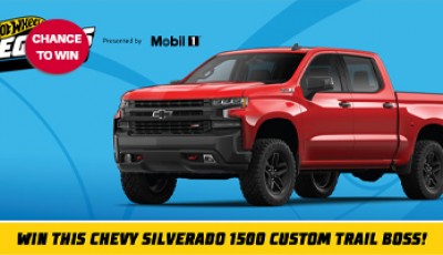 Get a chance to win a \"Chevy Silverado 1500 Custom Trail Boss\"