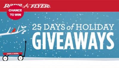 25 Days of Holiday Giveaways by Radio Flyer